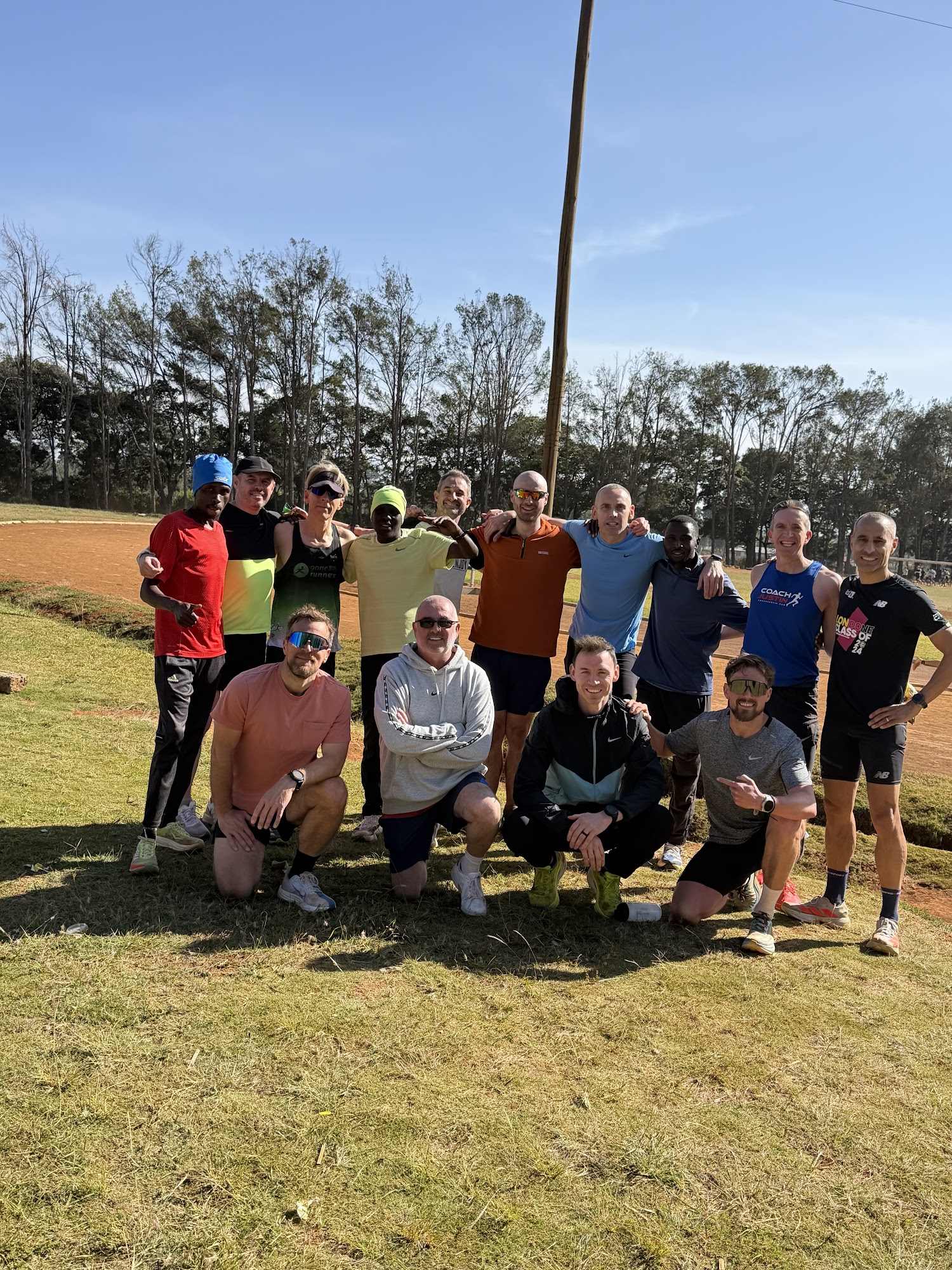 Run Stark runners training together in Kenya